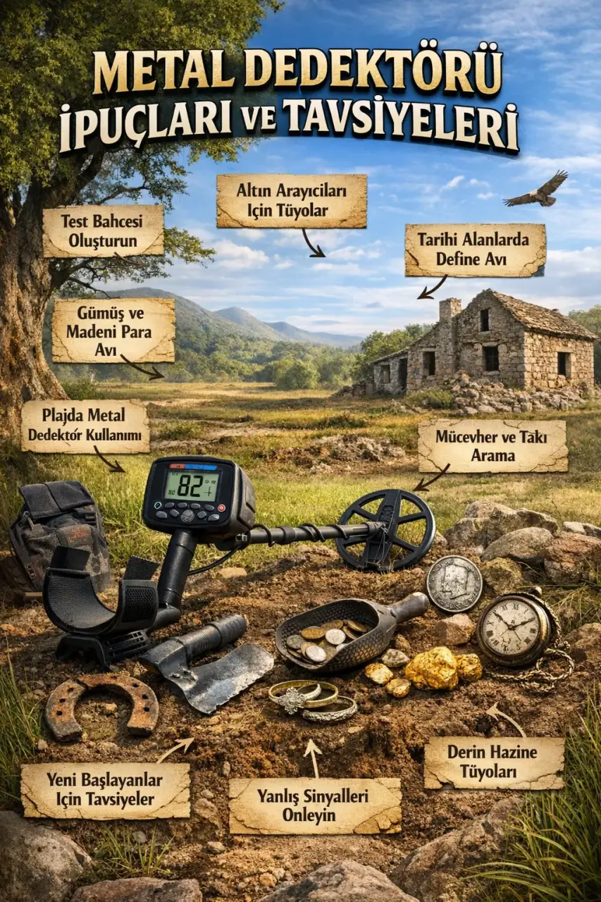 Metal Dedektörü Kullanımında Ustalaşmanın Yolları