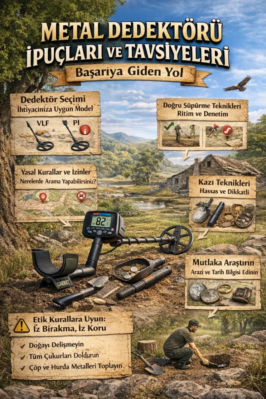Metal Dedektörü Kullanma Rehberi