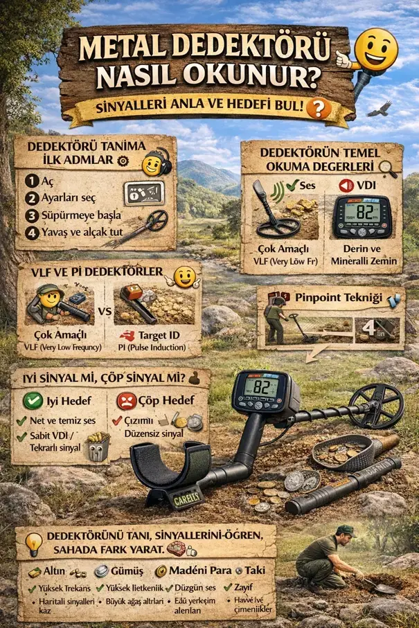 Metal Dedektörü Nasıl Okunur?