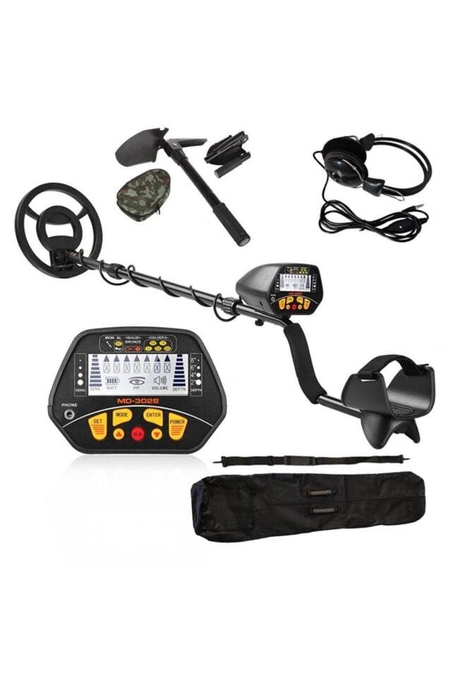 MD 3028 Pro Ayrımlı Dijital Define Altın Metal Dedektörü
