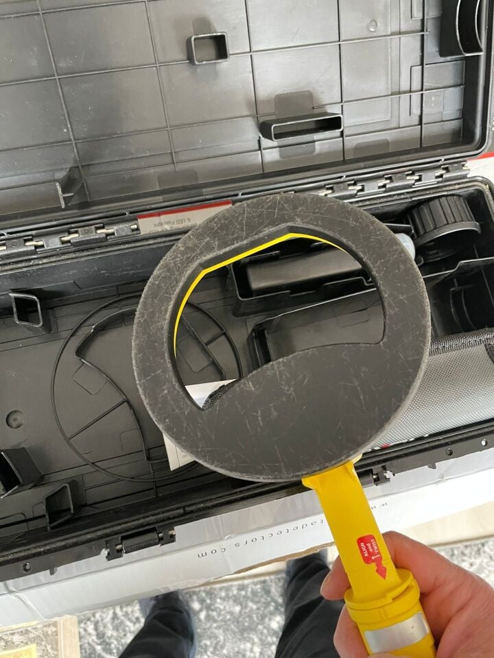 2. El  PulseDive Scuba Dedektör ve Pointer İkili Set Sarı